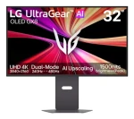 31,5" LG UltraGear Evo AI 32GX870B-B černá / Monitor / Tandem OLED / 4K UHD 240Hz / Full HD 480Hz / HDR500 / USB-C 90W (32GX870B-B.AEU)