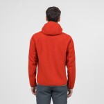 KARPOS Moiazza Retrò Hoodie Fleece, Fire/Woodl.Gray velikost: L