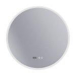 Erga Deam, kulaté LED zrcadlo 80cm, 3 barvy světla, přední osvětlení, vyhřívací podložka proti zapaření, ERG-V01-Deam-8080-CL ERG-V01-DEAM-8080-CL