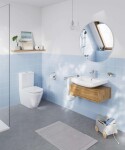 GROHE - Euro Ceramic WC kombi mísa, vario odpad, Rimless, Triple Vortex, alpská bílá 102489SH00