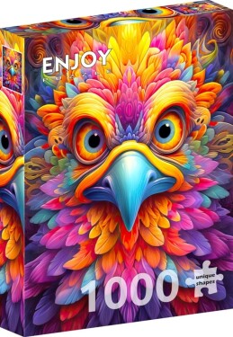 Puzzle Upřený pohled 1000 dílků