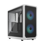 Fractal Design Focus 2 RGB černo-bílá / ATX / 2x USB 3.0 / 2x 140mm / bez zdroje / prachové filtry / průhledná bočnice (FD-C-FOC2A-04)