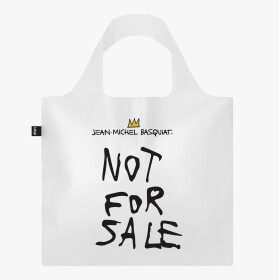 Nákupní taška LOQI JEAN-MICHEL BASQUIAT Not for Sale