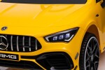 Mamido Elektrické autíčko Mercedes CLA 45s AMG 4x4 žluté