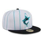 New Era Pánská kšiltovka Miami Marlins MLB 2025 Batting Practice 59FIFTY Fitted Velikost: 7 1/4
