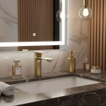 REA - Umyvadlová baterie Drop Brush Gold low REA-B8975