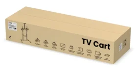 Equip 650631 černá / Stojan pro TV / 60-100" / 100 kg / výškově nastavitelný / VESA 1000x600 (650631)