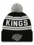 Outerstuff Dětská zimní čepice Los Angeles Kings NHL Jacquard Cuffed Knit With Pom