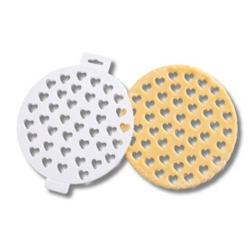 Dortisimo Vykrajovací forma na koláče kulatá se srdíčky 30 cm