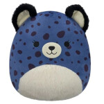 Squishmallows Modrý gepard chlupatým bříškem Spotts 30 cm