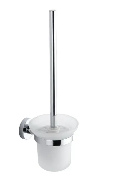 Kielle WC štětka nástěnná s držákem, matné sklo/chrom 40502030