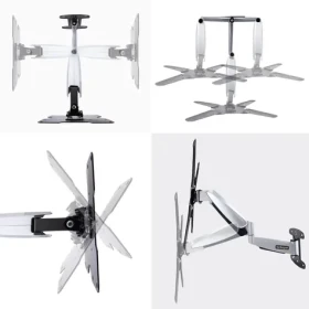 StarTech Nástěnný TV držák Full Motion / 23-55" / VESA 75-400 mm / nosnost 30 kg / naklápěcí, otočný (FHA-TV-WALL-MOUNT)