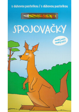 Spojovačky duhovou duhovou pastelkou