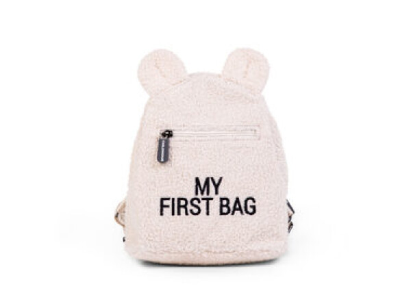 Childhome batoh My First Bag Teddy Off white