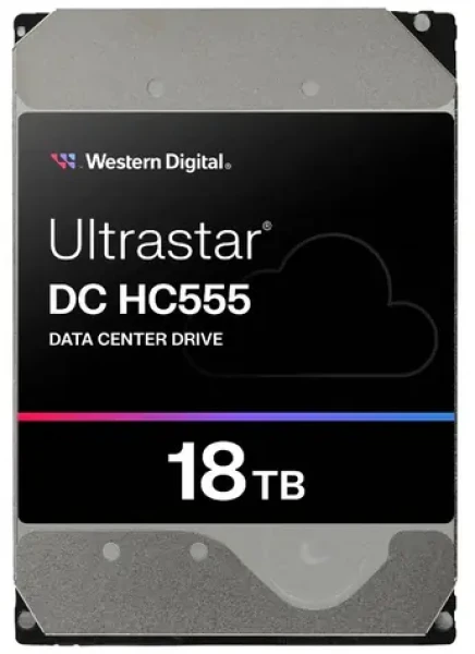 WD Ultrastar DC HC555 18TB / HDD / 3.5" SAS III / 7 200 rpm / 512MB cache / 5y / pro datová centra (0B47747)