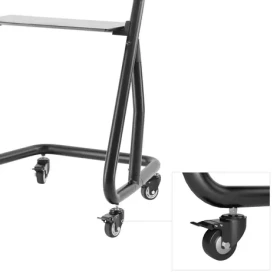 Hama TV stojan Trolley černá / TV stojan / pojízdný / 49–100" / VESA 1000x600 / nosnost 80 kg