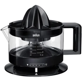 Braun Tribute CJ3000 černá / Lis na citrusy / 20 W / 400 ml / oboustranné otáčení / 5 stupňů dužiny (0X22611019 CJ3000BK)
