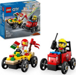 LEGO® City 60458 Závodní balíček: Rozvoz pizzy vs. hasičské auto - LEGO® City
