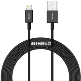 Baseus Superior Kabel USB-A (M) - Lightning (M) 2 m černá / 2.4A (DATUSB24A2MBASBK)
