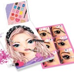 Top model Top model, 12876, Make-up studio, kreativní kniha omalovánek s barevnou paletkou