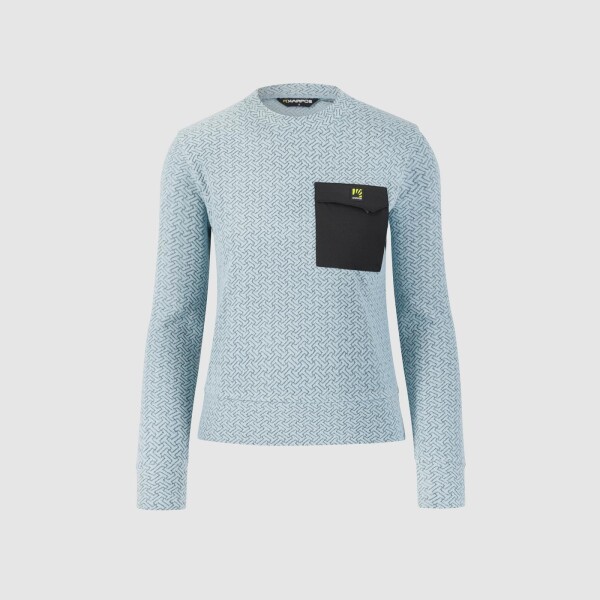 KARPOS Mesdi' W Crewneck Fleece, Forget/Black velikost: S