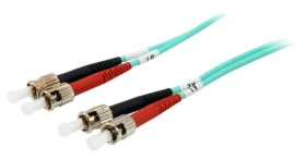 Equip ST-ST tyrkysová / Optický patchkabel / Multimode OM3 / Duplex / 5 m (25224507)