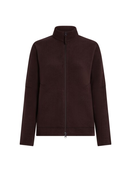 ICEBREAKER Wmns Merino 800 RF Class Pile LS Zip, Bittersweet (vzorek) velikost: S
