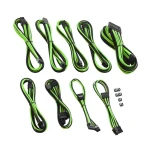 CableMod PRO ModMesh C-Series Kabel Kit pro Corsair AXi HXi RM - černo-světle zelená (CM-PCSI-FKIT-NKKLG-R)