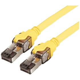 Roline 21.15.1862 RJ45 síťové kabely, propojovací kabely CAT 8.1 S/FTP 2.00 m žlutá dvoužilový stíněný, bez halogenů, samozhášecí 1 ks