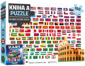 Kniha puzzle Vlajky celého světa