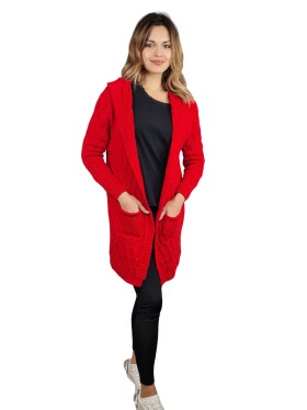 HOSH Kardigan Lee Velikost: UNI, Barva: Červená