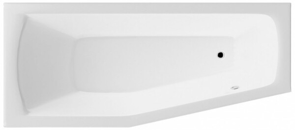 AQUALINE - OPAVA vana 170x70x44cm bez nožiček, levá, bílá C1770