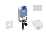 IDEAL STANDARD - ProSys Set předstěnové instalace, klozetu a sedátka Mio, tlačítka Oleas M1, Rimless, Slowclose, Antibak, chrom mat ProSys80M SP143