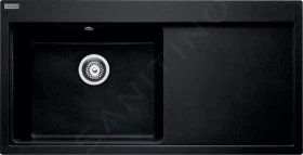 Franke Fragranitový dřez, MTG 611/2, 100x52 cm, onyx 114.0250.541