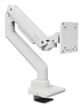 Arozzi Alzare Neo Pro bílá / Stolní držák monitoru / VESA 75-100 mm / nosnost 20 kg / výškové nastavení (AZ-ALZARE-NEO-PRO-WT)