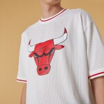 New Era Pánský dres Chicago Bulls NBA Logo Oversized Mesh T-Shirt Velikost: L