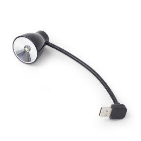 Gembird USB lampička k notebooku flexibilní černá