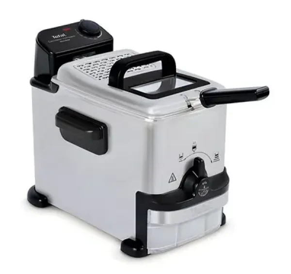 Rozbaleno - Tefal Oleoclean Compact nerez / Fritéza / 1500 W / 2 l / otočné ovládání / rozbaleno (FR701616.rozbaleno)