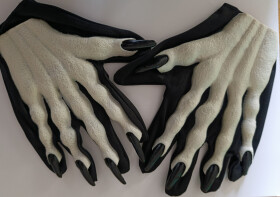 Smiffys.com Rukavice černé drápy