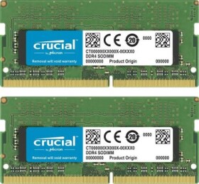 Crucial Memory for Mac 32GB(2x16GB) 2400 MHz / SO-DIMM / DDR4 / PC4-19200 / CL17 / DRx8 / 1.2V (CT2K16G4S24AM)