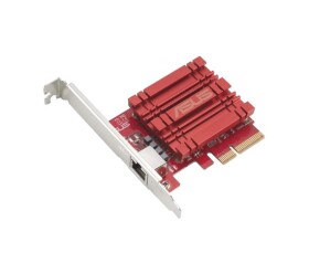 ASUS PCIe Adaptér XG-C100C V3, až 10Gbps, RJ45, červená