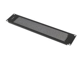 LANBERG AK-1412-B černá / Krycí panel do racku / 19" / 2U / perforovaný (AK-1412-B)