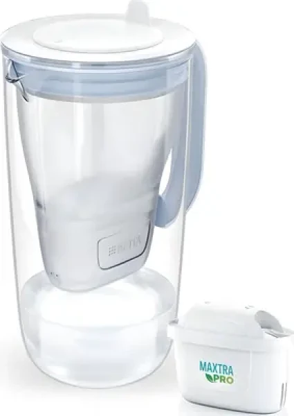 Rozbaleno - Brita Glass modrá / Filtrační konvice / 2,5 l / filtr Maxtra PRO / rozbaleno (1050452.rozbaleno)