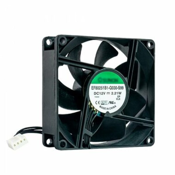 QNAP Ventilátor 80x80x25mm / 12V / 4 pin / pro NAS TS-677 TS-877 TS-1277 TVS-1282 TVS-1282T TVS-1282T3 (FAN-8CM-T01)