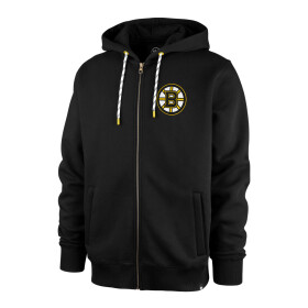 47 Brand Pánská Mikina Boston Bruins Back Check 47 MORRIS Full Zip Hood Velikost: