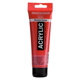 Royal Talens Amsterdam 120 ml, 317 Transparent Red Med