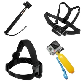 Hurtel Sada příslušenství 5v1 pro akční kamery / Sada příslušenství / GoPro / SJCAM