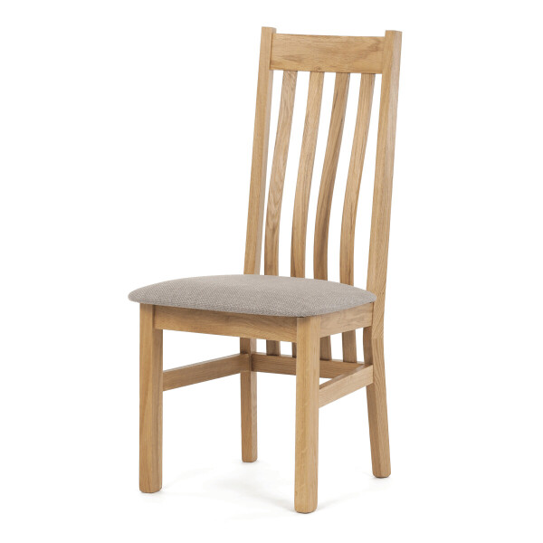 Jídelní židle, přírodní, masiv, C-2100 CRM2