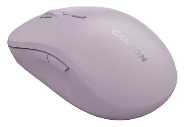 Canyon MW-12 růžová / Optická bezdrátová myš / tichá / BT + 2,4 GHz / 800/1200/1600/2400 dpi / 6 tlačítek (CNS-CMSW12P)