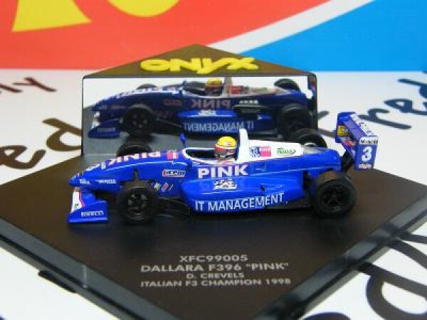 11/21-R- F1 DALLARA F396 D.CREVELS ITALIAN F3 CHAMPION 1998 - ONYX1:43